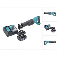 Makita DJR 186 RM Scie sabre sans fil 18 V + 2x Batteries 4,0 Ah + Chargeur