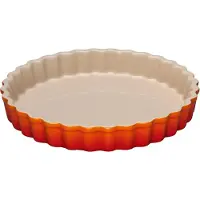 Le Creuset Moule à Tarte Le Creuset Orange Volcanique 24 cm