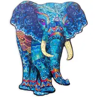 Engelhart Puzzle animal : Éléphant - A3 - Bois