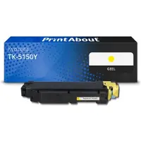 PrintAbout Toner compatible pour Kyocera TK-5150Y - Jaune