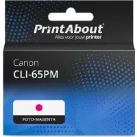 PrintAbout Cartouche compatible pour Canon CLI-65PM - Magenta photo