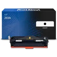 PrintAbout Toner compatible pour HP 203A (CF540A) - Noir