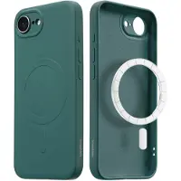 IMoshion Coque Couleur avec MagSafe Apple iPhone 17e / 16e - Vert foncé