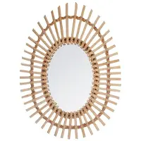 Atmosphera Miroir mural en Rotin 43 x 58 cm