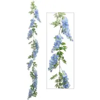 Chaks GUIRLANDE GLYCINE ARTIFICIELLE 180CM BLEU