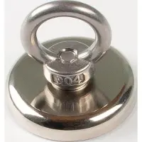 Eichner Aimant néodyme D.40mm galvanisé, avec illet D.17mm 5 pièces/carton