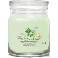 Yankee candle Cucumber Mint Cooler bougie parfumée Signature 368 g