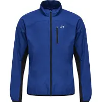 Newline Veste de sport saphir / gris argenté / noir