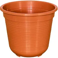 Geli 20x , Pot de fleurs, Pflanztopf Standard 14cm terracotta (14 x 12.50 cm)