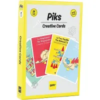 Oppi Cartes créatives Piks - PIKS - Jeu de cartes - Bébé - Blanc - Mixte