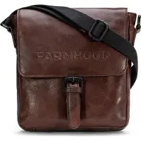 Farmhood Sac à bandoulière brun foncé