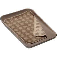 Leander Surmatelas - Matty - 50x65 cm - Mocca av. Points - - UneTaille - Serviette