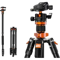 K+F K254A3+BH-28L Trépied en alliage d'aluminium et de magnésium (Métal), Trépied, Multicolore