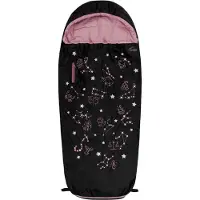 Normani Sac de couchage 'Lavensby' rose / noir / blanc