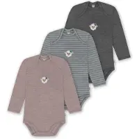 Normani Barboteuse / body 'Auckland' beige / gris / blanc