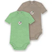 Normani Barboteuse / body 'Tauranga' beige / vert / mélange de couleurs