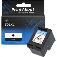 PrintAbout Cartouche compatible pour HP 302XL (F6U68AE) - Noir - Grande capacité