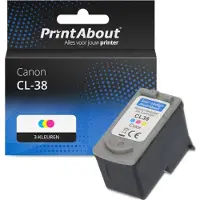 PrintAbout Cartouche compatible pour Canon CL-38 - 3-couleurs