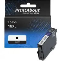 PrintAbout Cartouche compatible pour Epson 18XL (C13T18114012) - Noir - Grande capacité