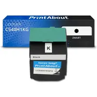 PrintAbout Toner compatible pour Lexmark C540H1KG - Noir - Grande capacité