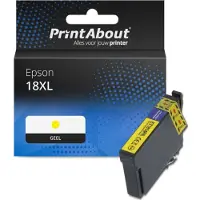 PrintAbout Cartouche compatible pour Epson 18XL (C13T18144012) - Jaune - Grande capacité