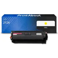 PrintAbout Toner compatible pour HP 212A (W2122A) - Jaune