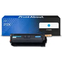 PrintAbout Toner compatible pour HP 212X (W2121X) - Cyan - Grande capacité