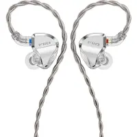 Fiio JH5 (Pas de réduction du bruit, Filaire), Écouteurs, Argent