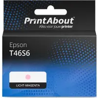 PrintAbout Cartouche compatible pour Epson T46S6 - Magenta clair