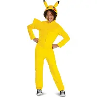 Disguise Pikachu Hooded Jumpsuit Classic Toddler Jaune 14-16 Years Enfants