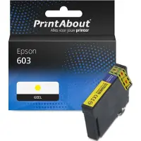 PrintAbout Cartouche compatible pour Epson 603 (C13T03U44010) - Jaune