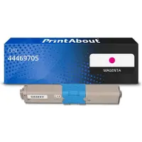 PrintAbout Toner compatible pour OKI 44469705 - Magenta