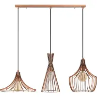Opviq Lustre en cuivre | Collection de luminaires décoratifs modernes | Design épuré et élégant