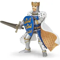 Papo Figurine de jeu Roi Arthur, bleu