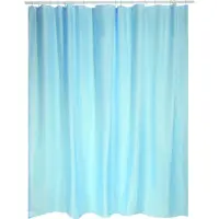 MSV Rideau de douche Polyester SKY 180x200cm QUALITE PREMIUM Bleu Ciel