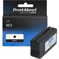 PrintAbout Cartouche compatible pour HP 953 (L0S58AE) - Noir