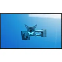 Dataflex Viewmate Style Wall Mount 042 - Kit de montage (bras articulé, montage mural) (Mur, 24.02", 15 kg), Support de moniteur, Argent
