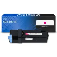 PrintAbout Toner compatible pour Dell 593-10315 (FM067) - Magenta