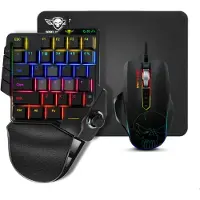 SPIRIT OF GAMER ? Convertisseur Xpert G900 - Pack 3 en 1 RGB Clavier + Souris + Tapis de Souris Pour Consoles PS4, XBOX ONE, SWITCH