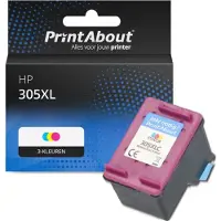 PrintAbout Cartouche compatible pour HP 305XL (3YM63AE) - 3-couleurs - Grande capacité