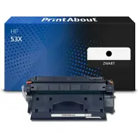 PrintAbout Toner compatible pour HP 53X (Q7553X) - Noir - Grande capacité
