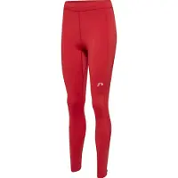 Newline Pantalon de sport gris clair / rouge