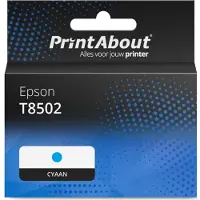 PrintAbout Cartouche compatible pour Epson T8502 - Cyan