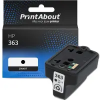 PrintAbout Cartouche compatible pour HP 363 (C8721EE) - Noir
