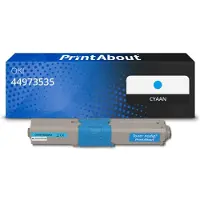 PrintAbout Toner compatible pour OKI 44973535 - Cyan
