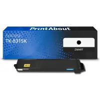 PrintAbout Toner compatible pour Kyocera TK-8315K - Noir