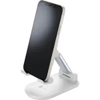 Cellularline Table Stand Passive Halterung Handy/Smartphone - Tablet/UMPC Aluminium - Weiß () - TABLESTANDW