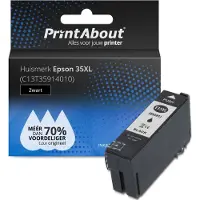 PrintAbout Cartouche compatible pour Epson 35XL (C13T35914010) - Noir - Grande capacité