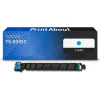 PrintAbout Toner compatible pour Kyocera TK-8345C - Cyan