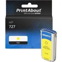 PrintAbout Cartouche compatible pour HP 727 (B3P21A) - Jaune - Grande capacité